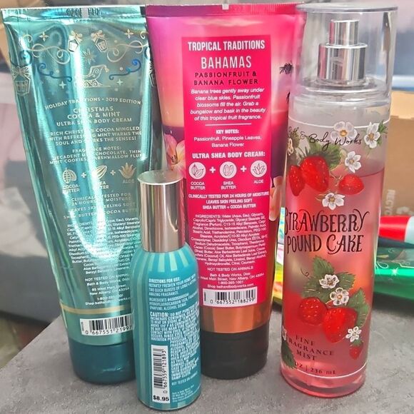 Bath & Body Works Bundle Of Body Cream Lotion Body Mist & Room Spray Pre Owned - Picture 2 of 2